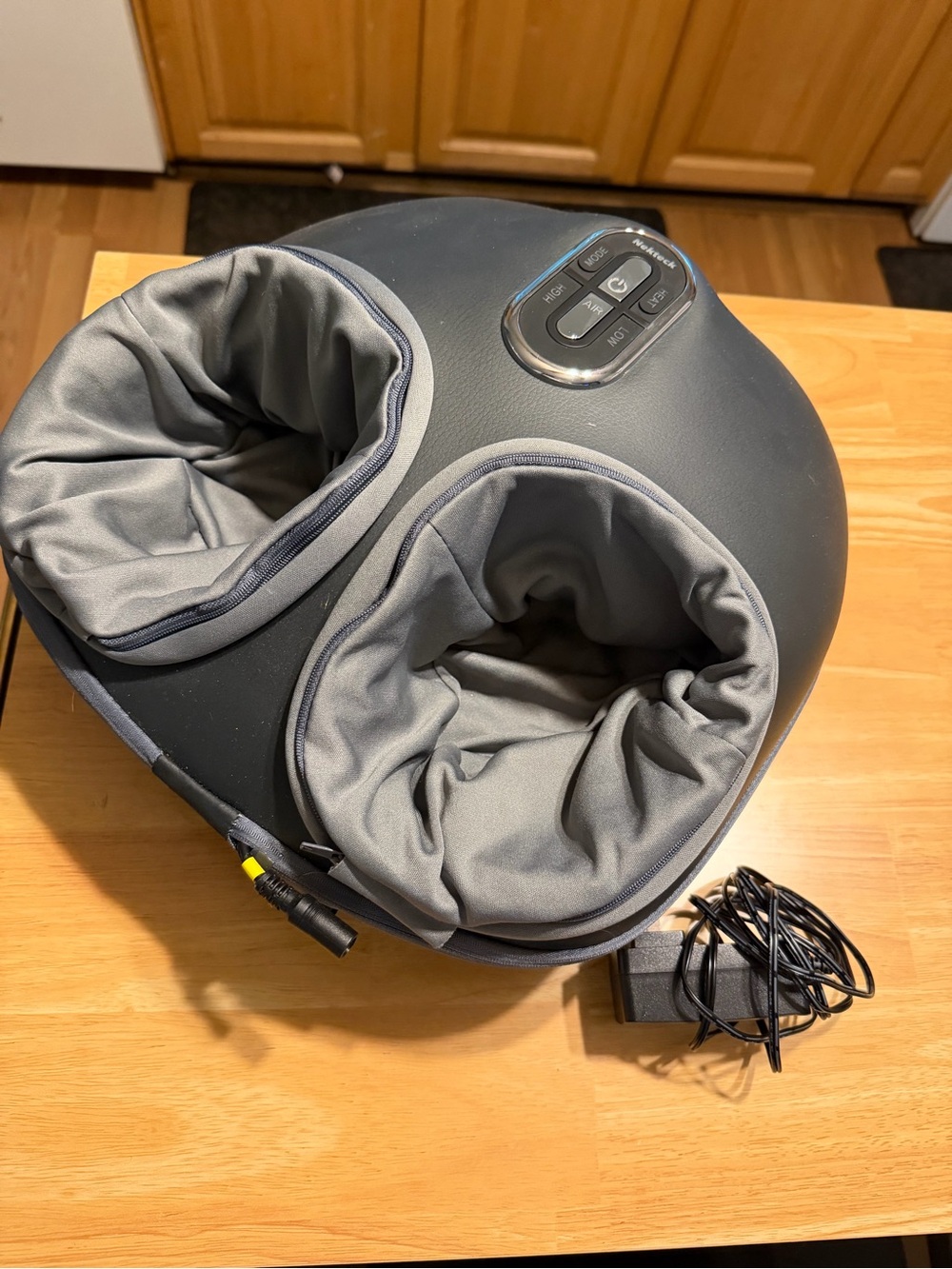 Electric Foot Massager in Charcoal Gray